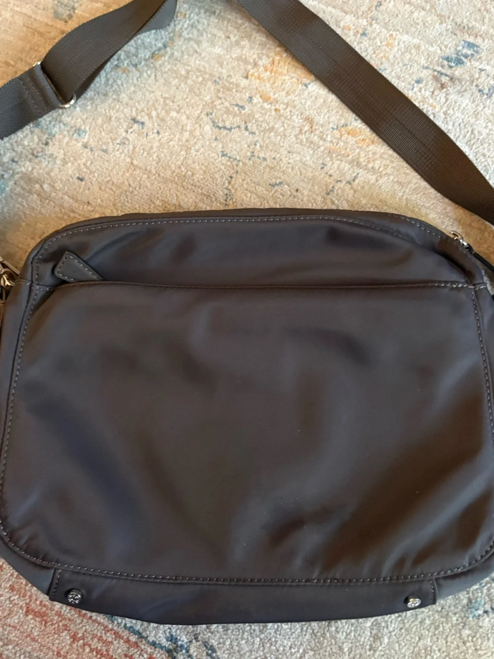 NWOT  MZ Wallace Paige Charcoal / Dark Mink brown-grey neutral.